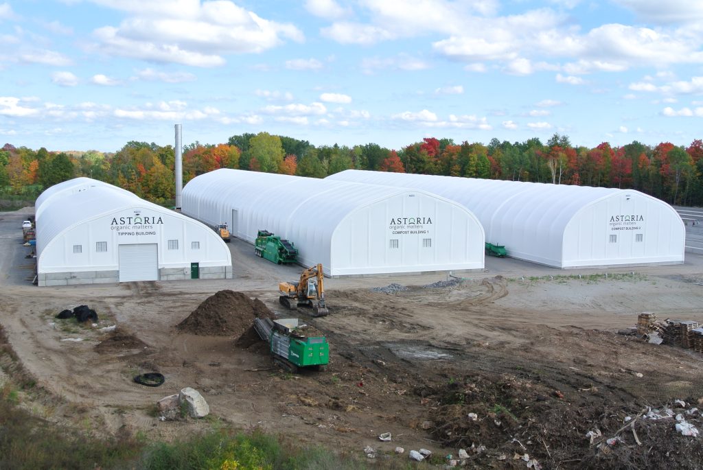 Waste management fabric buildings - Astoria