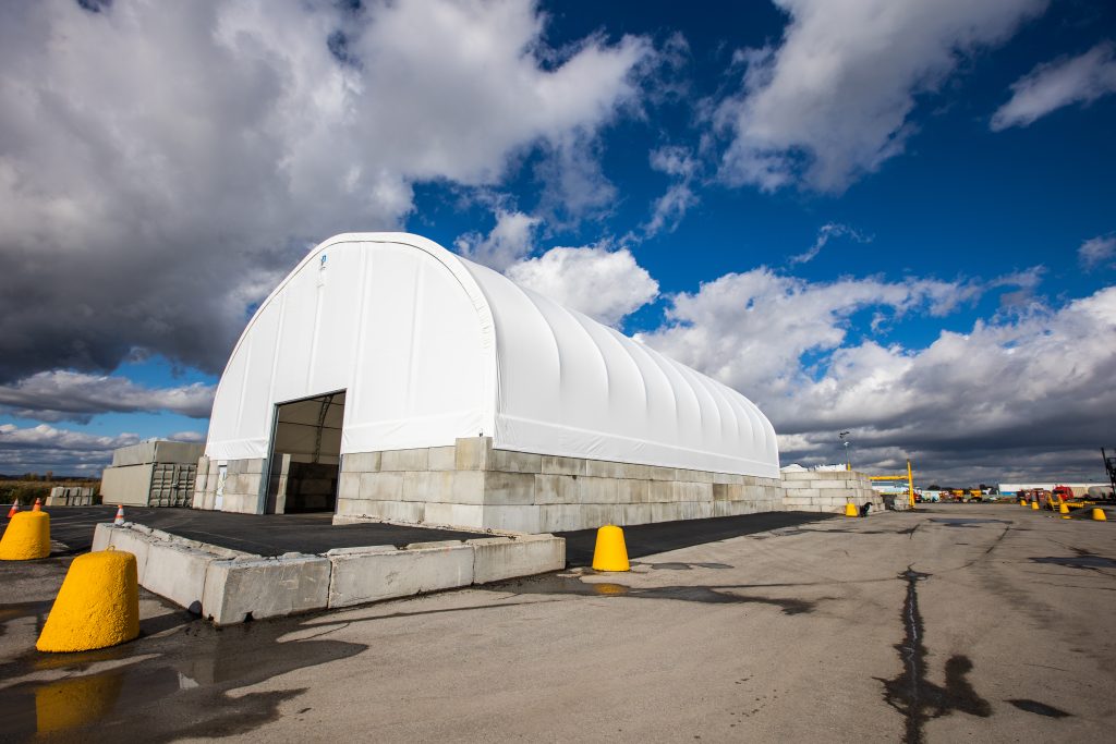 Bourget - fabric industrial storage building