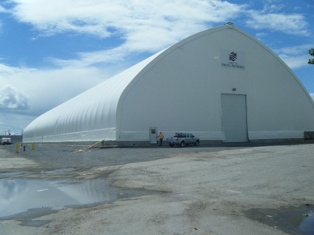 megadome bâtiment profil gothique - québec